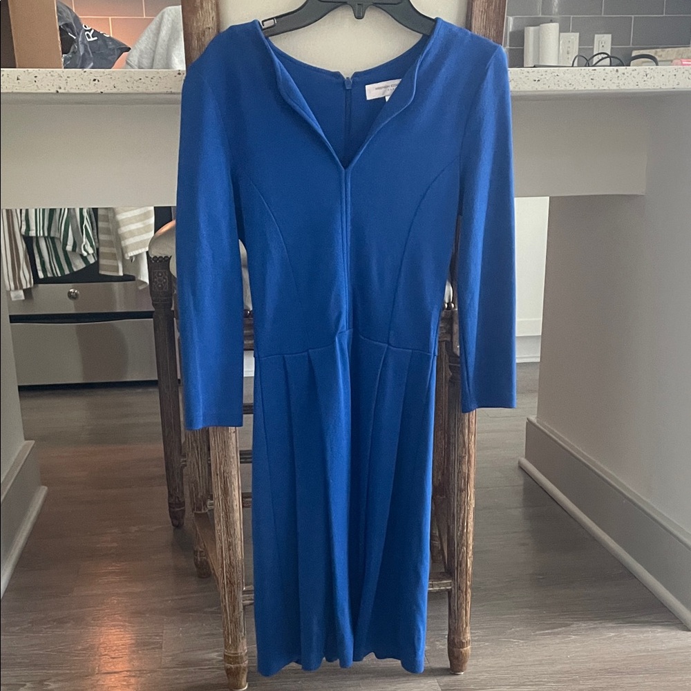 French Connection Royal Blue Long Sleeve Dress